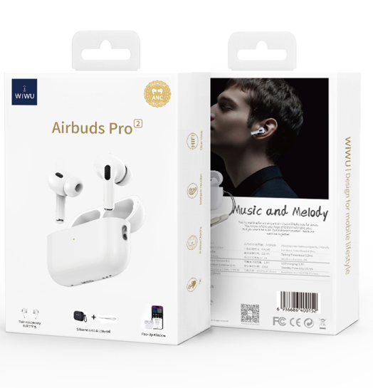 Беспроводные Наушники Bluetooth WIWU Airbuds Pro 2 ANC 1